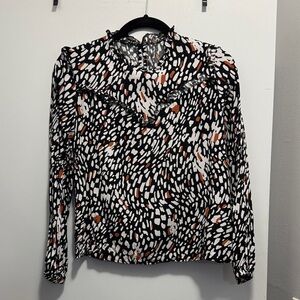 Stylish Black and White Women's Top